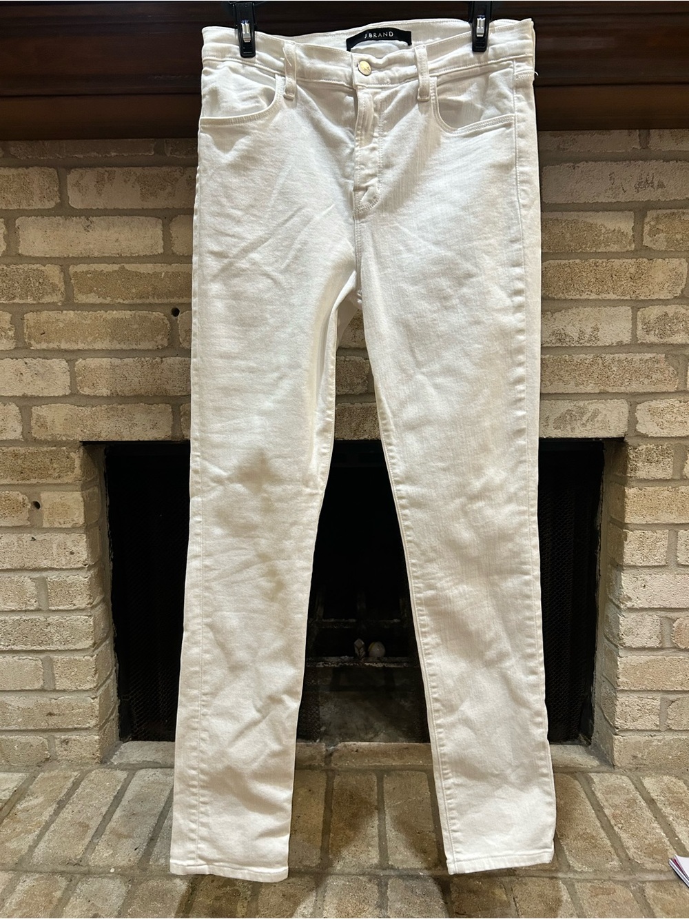 Jbrand White Slim Fit Jeans EUC